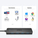 HUB Ugreen CM219 35574 with 4 USB-A 3.0 ports and USB-A 3.0 cable 1m - black - USB hubs<<<HurtelXML