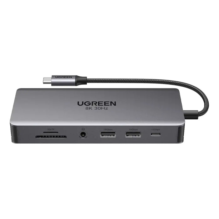 HUB Ugreen CM681 15978 13in1 USB-C - 2x USB-A 3.2 / 2x USB-A 3.0 / USB-C 3.2 / 2x HDMI / DisplayPort / RJ45 / SD and TF
