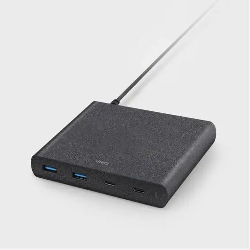 HUB Uniq Surge LITHOS Collective 90W 2xUSB-A QC 3.0 / 2xUSB-C PD 3.0 - black - USB hubs<<<HurtelXML