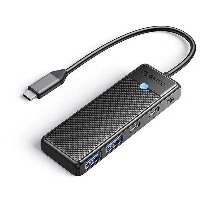 Hub USB-C Orico PAPW2AC-C3 docking station 2x USB-A 3.0 + 2x USB-C 3.0 - black - USB hubs<<<HurtelXML