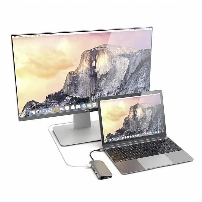 HUB USB Satechi Type-C (HDMI 4K 3xUSB 3.0 Ethernet) ST-TCMAM - WiFi рутери<<<Лаптопи компютри и периферия<<<ZoraSite