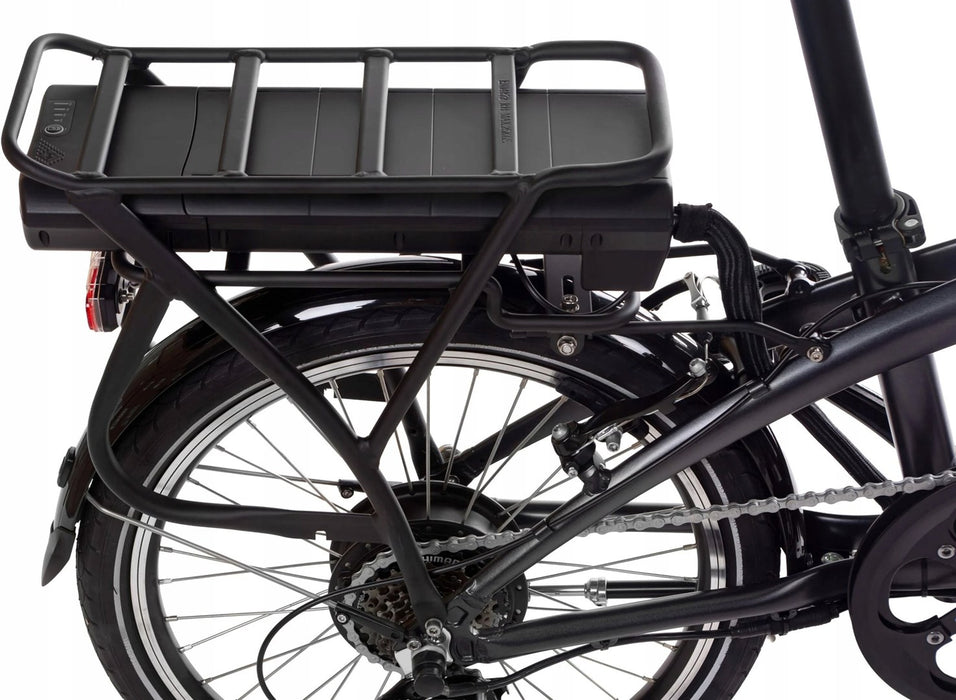 Snapp City-E Graphite folding electric bicycle