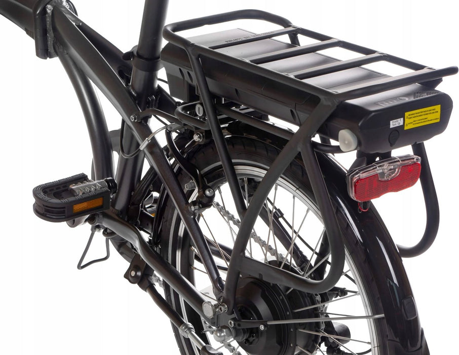 Snapp City-E Graphite folding electric bicycle