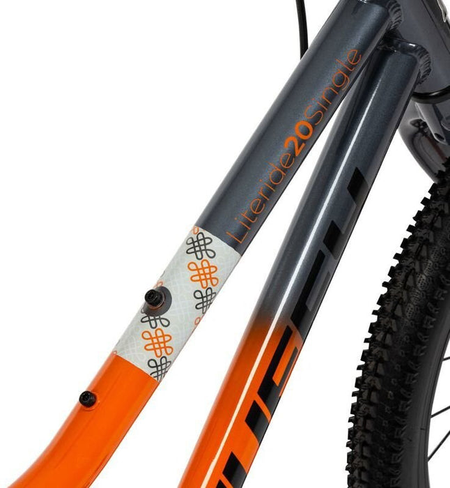 Huffy Literide Alu 20” Orange and Graphite Bike (23205W)