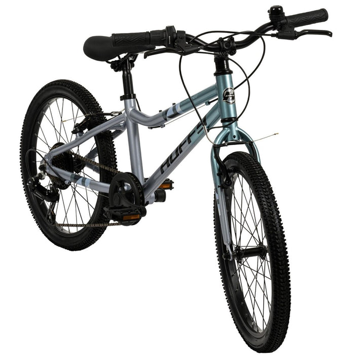 Huffy Literide Alu 20” bike, silver and turquoise (23005W)