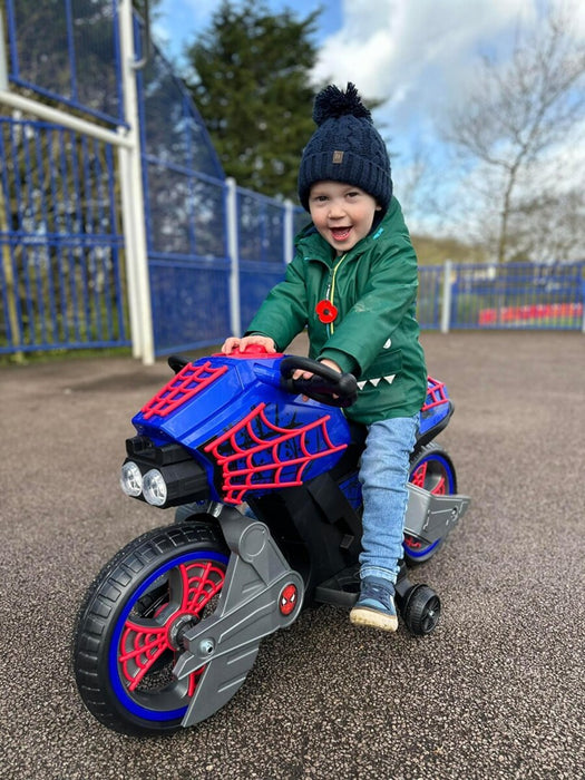 Children's electric ride-on Spider-Man Huffy motorbike 17345W