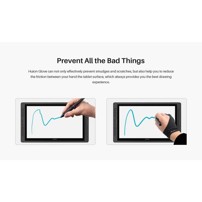 HUION Artist glove GL200 graphics tablet glove - Аксесоари за графични таблети<<<Лаптопи таблети и аксесоари<<<ValiAPI