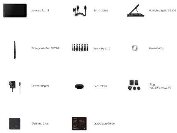 Huion Kamvas Pro 13 GT133 graphics tablet