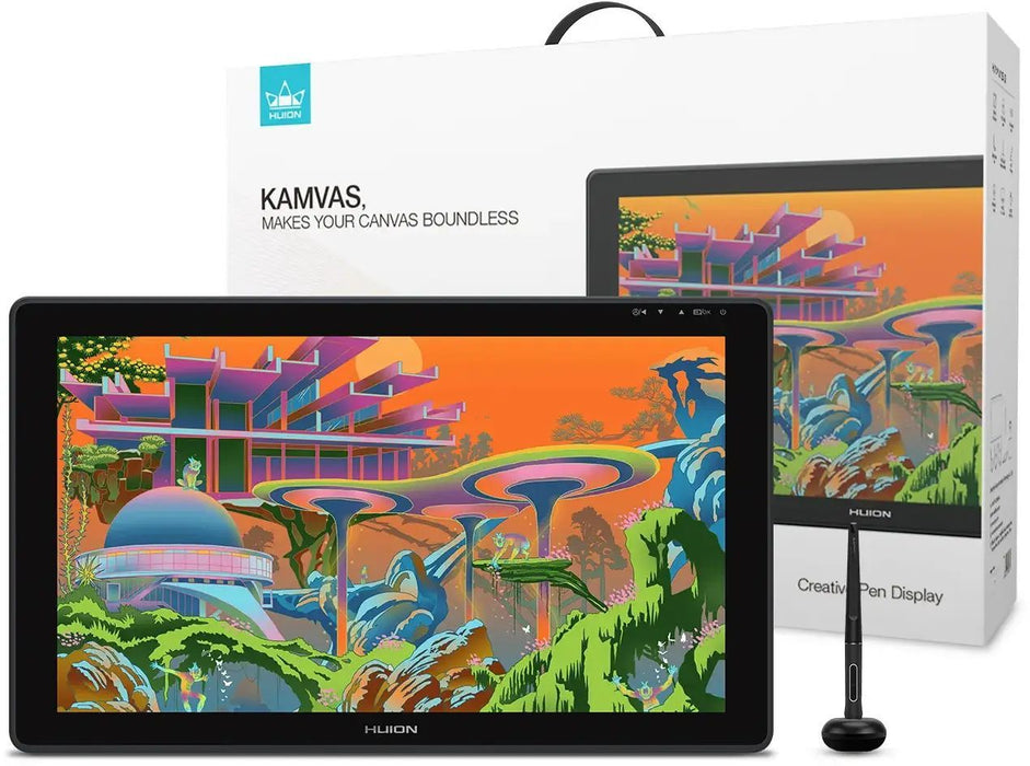 Graphic display tablet HUION Kamvas 22, 21.5", 1920 x 1080, Black