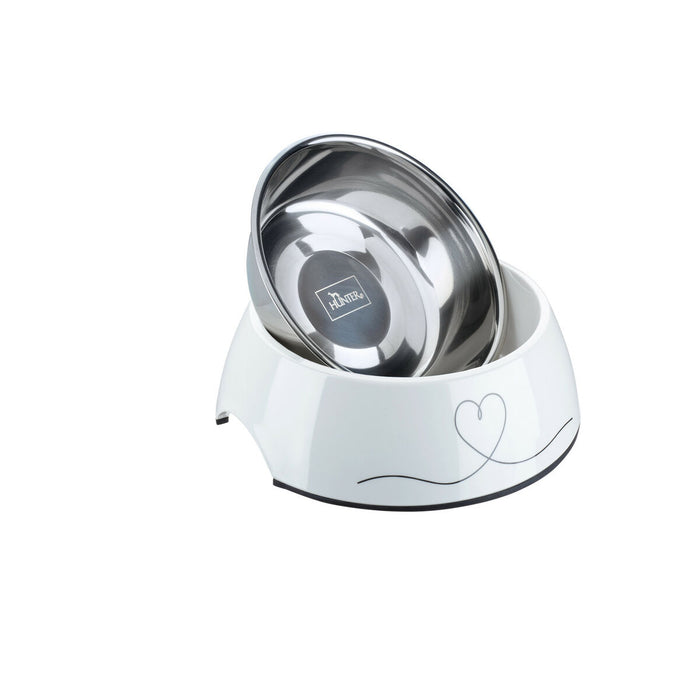 Dog Feeder Hunter Valencia White 700 ml