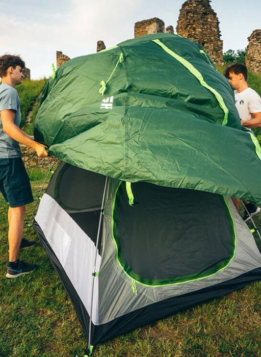 Husky BIZAM 2 PLUS two-person trekking tent, 145 × 290 × 120 cm, 3.6 kg, green