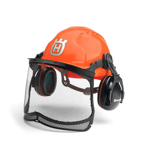 HUSQVARNA CLASSIC HELMET WITH VISOR AND MUFFLER - Охрана на труда<<<Работно облекло<<<Инструменти и