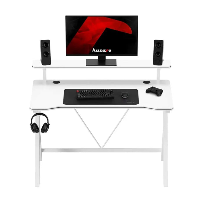 Huzaro Hero 1.9 White Gaming Desk - Tables and desksGAM-STO<<<PC GamingGAM<<<ActionPL