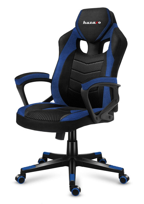 Huzaro FORCE 2.5 BLUE MESH Gaming armchair Mesh seat Black, Blue