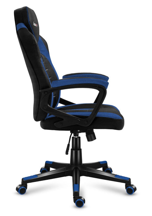 Huzaro FORCE 2.5 BLUE MESH Gaming armchair Mesh seat Black, Blue