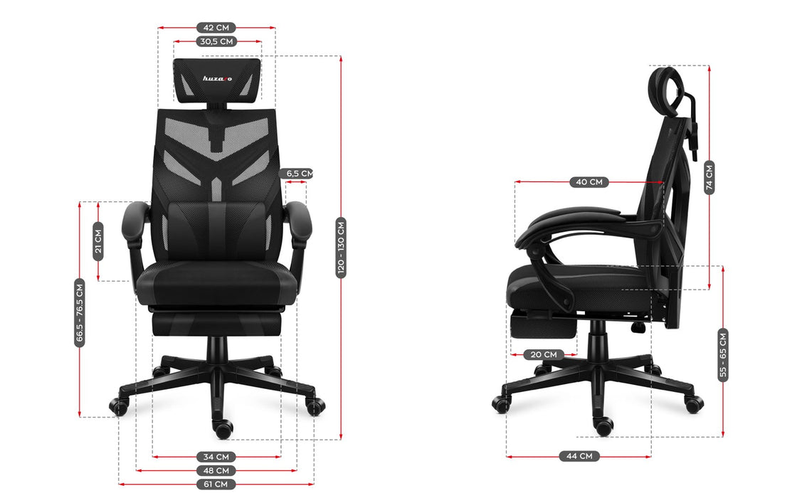 HUZARO COMBAT 5.0 BLACKGAMING CHAIR