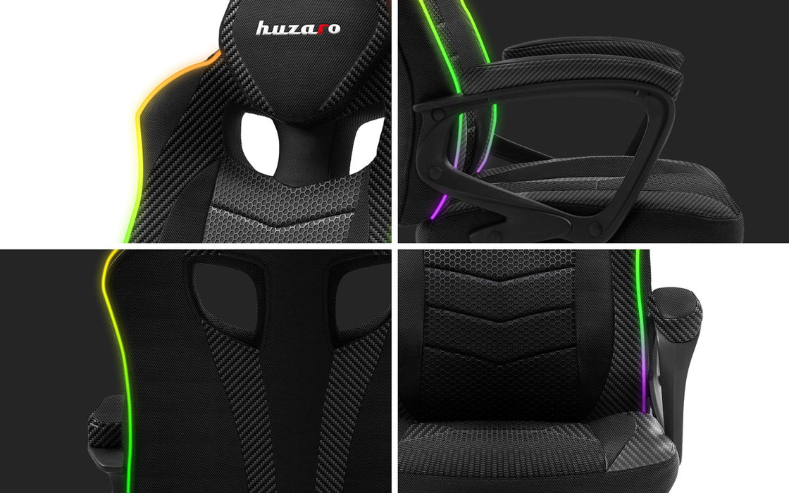 HUZARO FORCE 2.5 RGB MESH GAMING CHAIR