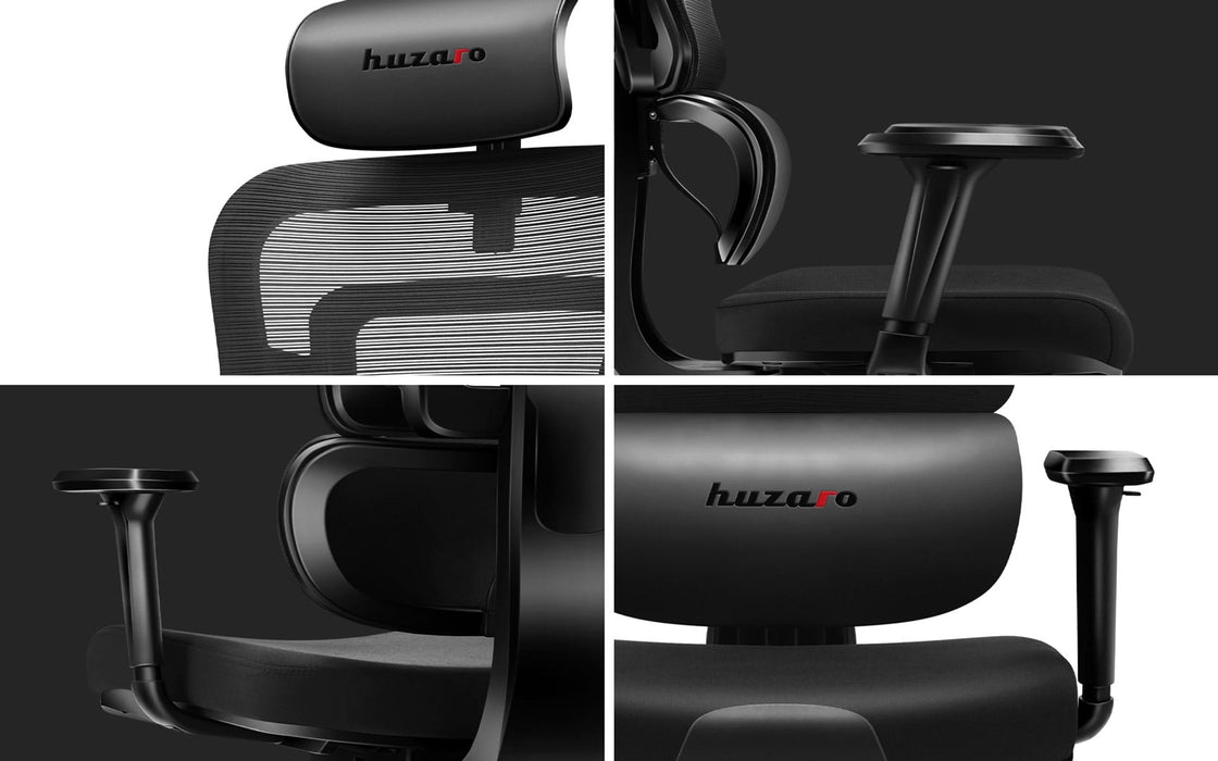 HUZARO COMBAT 7.0 GAMING STUHL SCHWARZ