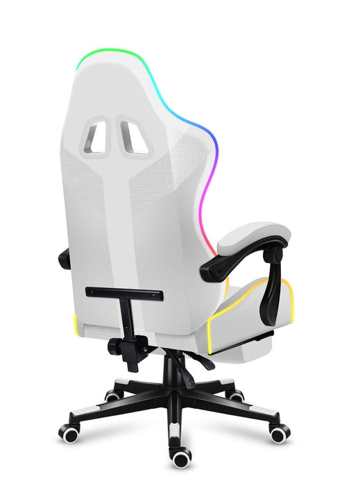 HUZARO FORCE 4.7 RGB White GAMING CHAIR