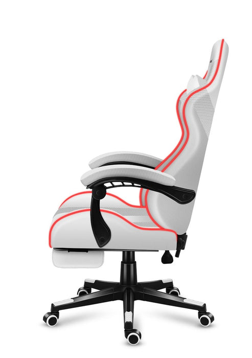 HUZARO FORCE 4.7 RGB White GAMING CHAIR