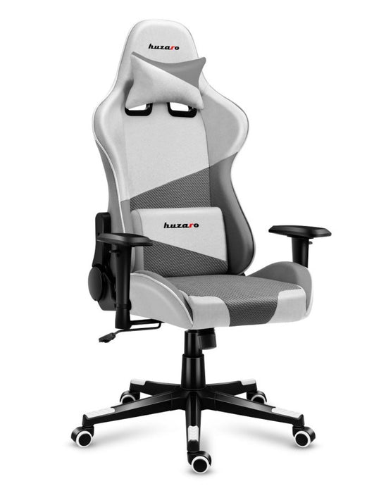 Huzaro Force 6.2 PC gaming chair Bucket (cradle) seat Grey, White
