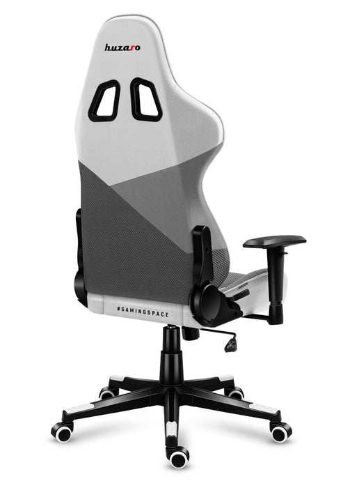 Huzaro Force 6.2 PC gaming chair Bucket (cradle) seat Grey, White