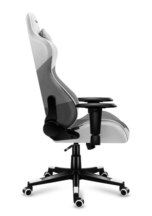 Huzaro Force 6.2 PC gaming chair Bucket (cradle) seat Grey, White