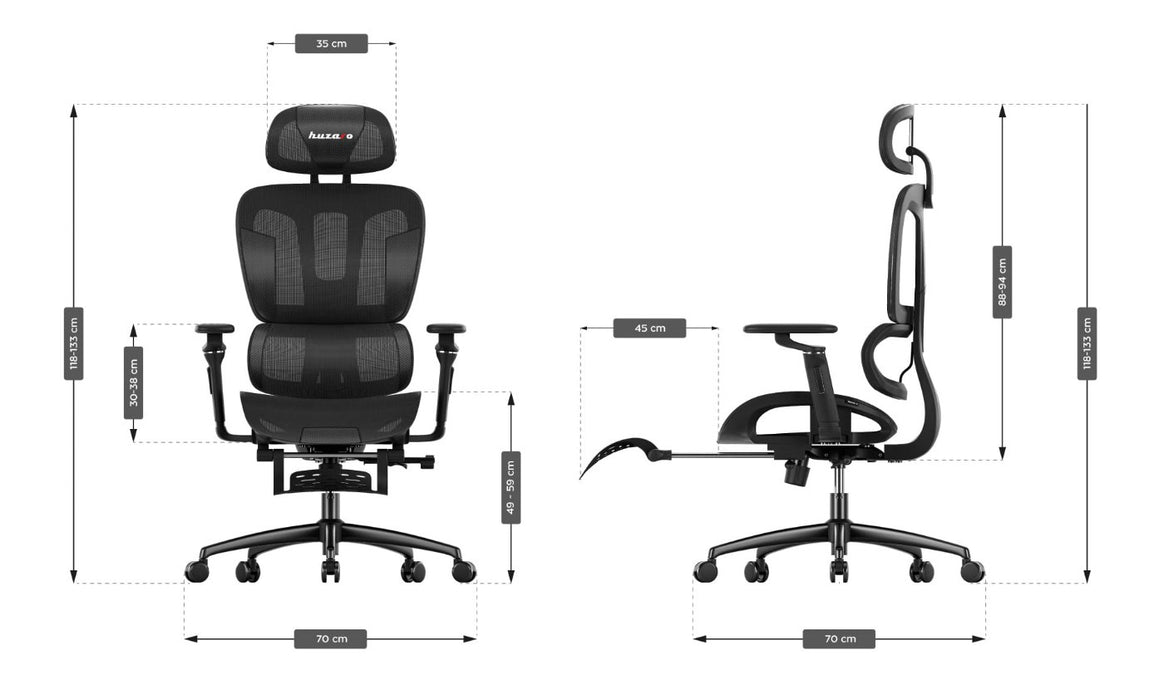 Fotel gamingowy Huzaro Combat 7.9 Czarny