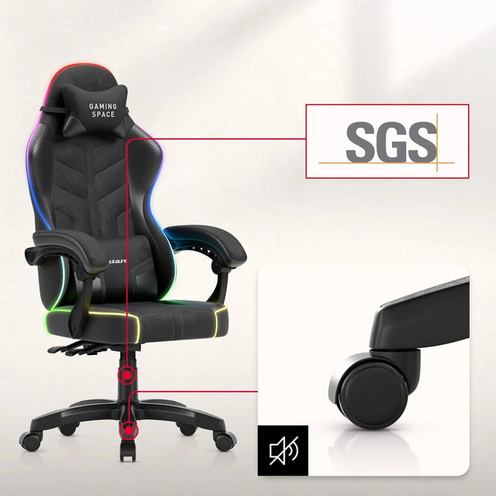 Huzaro Force 2.7 RGB Black Gaming Chair
