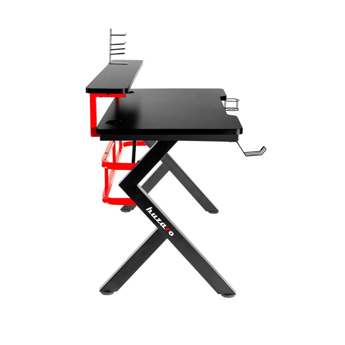 Huzaro Hero 5.0 computer desk Black, Red