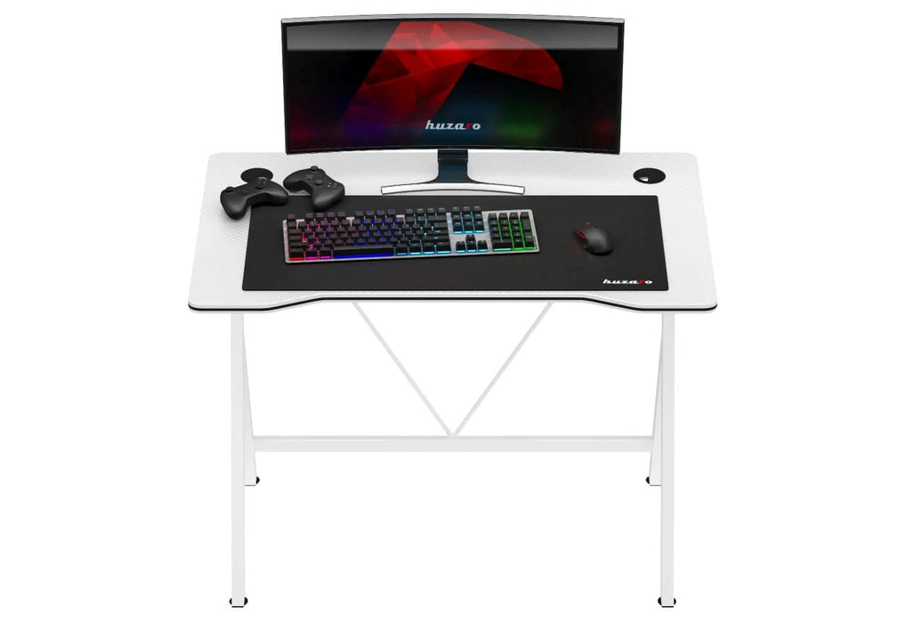 Huzaro Hero 1.4 White - gaming desk, white