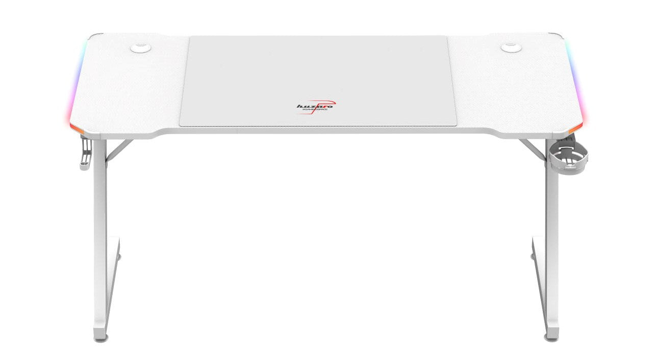 Huzaro Hero 3.3 White  RGB - gaming table