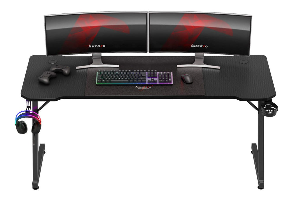 Huzaro Hero 4.8 Black - gaming desk