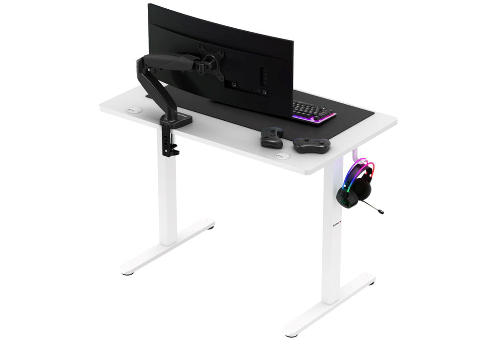 Huzaro Hero 7.9 White - height-adjustable electric gaming desk