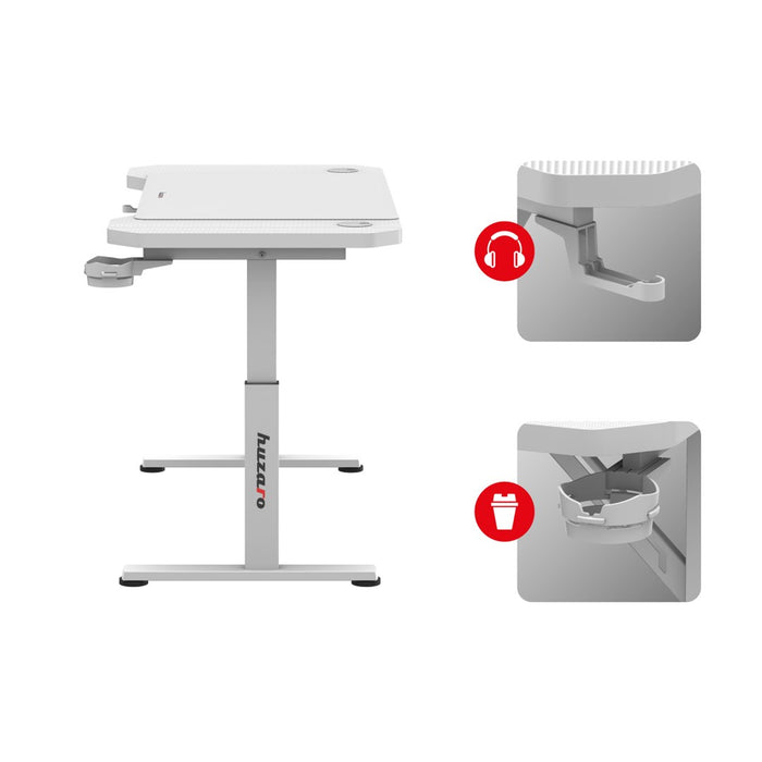 Huzaro Hero 2.6 White gaming desk