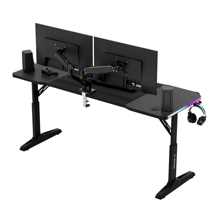 Huzaro Hero 4.6 RGB Black Gaming Desk