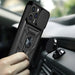 Hybrid Armor Camshield case for iPhone 14 Pro armored case with camera cover pink - Cell phone cases