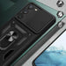 Hybrid Armor Camshield case for Samsung Galaxy A34 5G armored case with camera cover blue - Cell phone cases