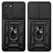 Hybrid Armor Camshield case for Samsung Galaxy S23+ armored cover with camera cover black - Cell phone cases