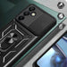Hybrid Armor Camshield with Stand and Camera Cover for Samsung Galaxy A26 - Black - Cell phone cases
