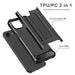 Hybrid Armor Case for iPhone 16e - Black - Cell phone cases and covers<<<HurtelXML