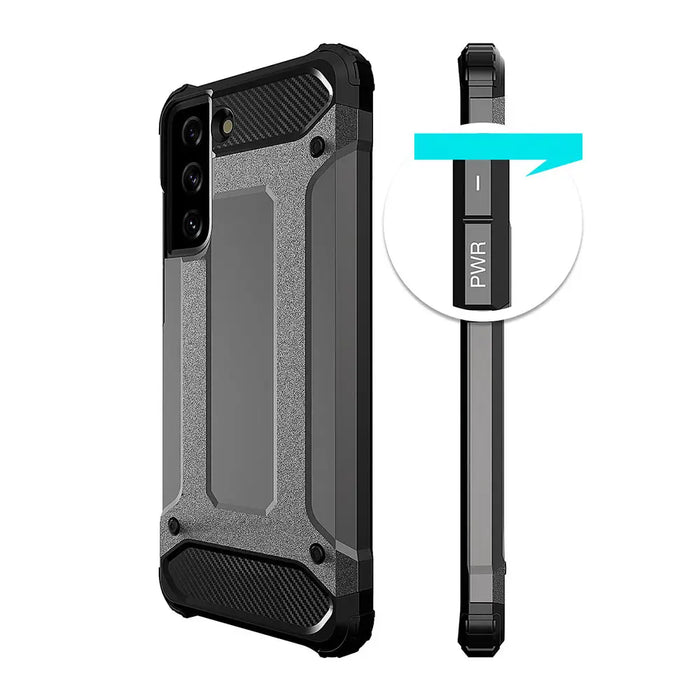 Hybrid Armor case for Samsung Galaxy S23 Ultra armored hybrid cover black - Cell phone cases and covers<<<HurtelXML