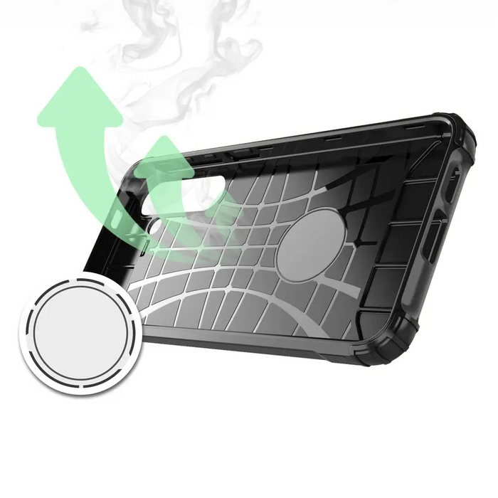 Hybrid Armor case for Samsung Galaxy S24 armored - black - Cell phone cases and covers<<<HurtelXML