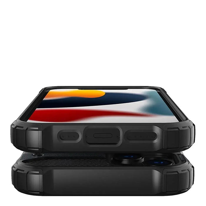Hybrid Armor case iPhone 14 armored hybrid case black - Cell phone cases and covers<<<HurtelXML