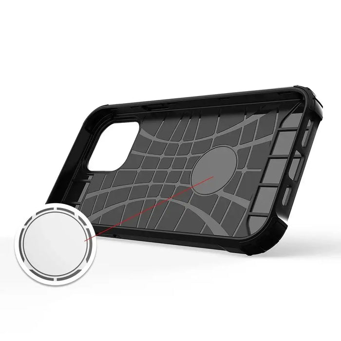 Hybrid Armor case iPhone 14 armored hybrid case black - Cell phone cases and covers<<<HurtelXML