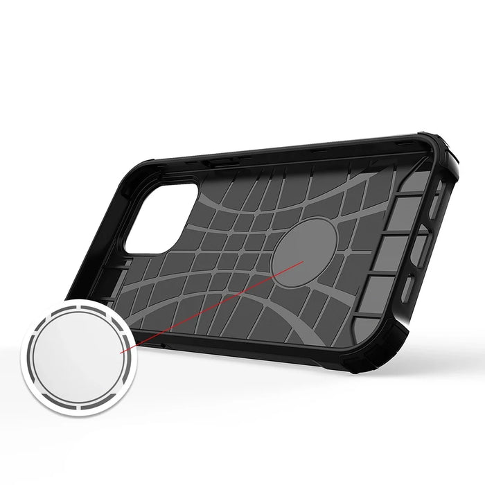 Hybrid Armor Case Tough Rugged Cover for iPhone 13 Pro Max blue - Cell phone cases and covers<<<HurtelXML