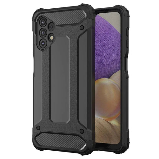 Hybrid Armor Case Tough Rugged Cover for Samsung Galaxy A73 black - Cell phone cases and covers<<<HurtelXML