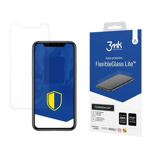 Hybrid glass 3mk FlexibleGlass Lite™ for iPhone X / XS / 11 Pro - Cell phone tempered glass<<<HurtelXML