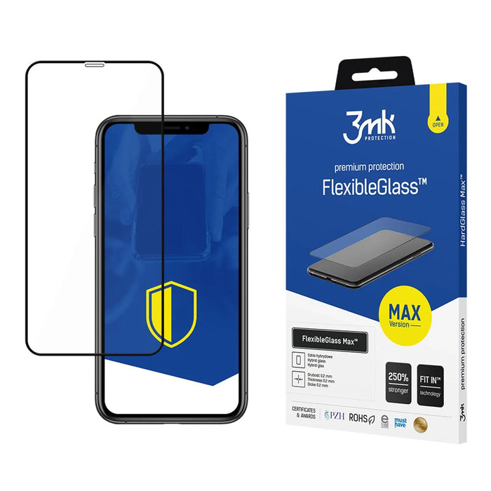 Hybrid glass 3mk FlexibleGlass Max™ for iPhone Xs - Cell phone tempered glass<<<HurtelXML