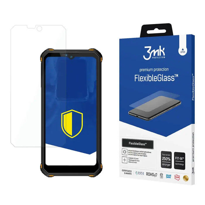 Hybrid glass 3mk FlexibleGlass™ on Oukitel WP15 - Cell phone tempered glass<<<HurtelXML